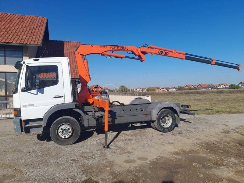 Mercedes Benz 1223 ATEST  kiper kran