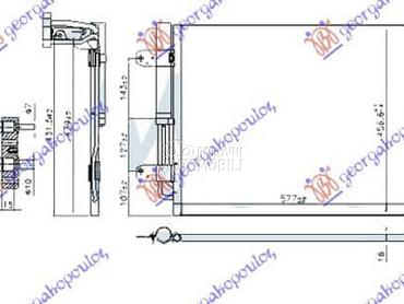 HLADNJAK KLIME 1.4 TSi... za Volkswagen Tiguan od 2011. do 2016. god.