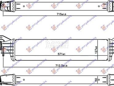 HLADNJAK INTERKULERA 1.0i... za Opel Corsa E od 2015. do 2019. god.