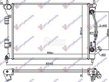 HLADNJAK MOTORA 1.6 BENZIN... za Hyundai i30 od 2012. do 2014. god.