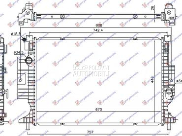 HLADNJAK MOTORA 1.5... za Ford Kuga od 2016. do 2020. god.