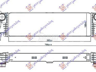 HLADNJAK INTERKULERA 2.2 za Mercedes Benz V Klasa od 2015. do 2020. god.