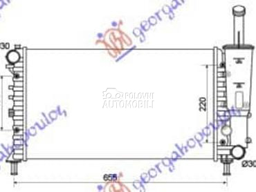 HLADNJAK MOTORA 1.2 8V/16V... za Fiat Punto od 2003. do 2011. god.