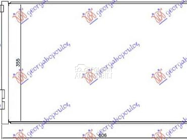 HLADNJAK KLIME 1.4i 16V za Fiat Tipo od 2016. do 2021. god.