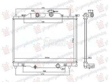 HLADNJAK MOTORA 1.5i BENZIN za Mazda 2 od 2020. do 2022. god.
