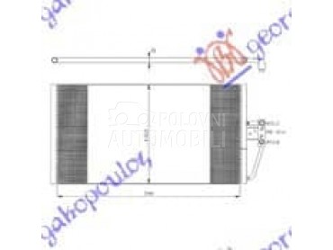 HLADNJAK KLIME za BMW Serija 5 od 1996. do 2002. god.