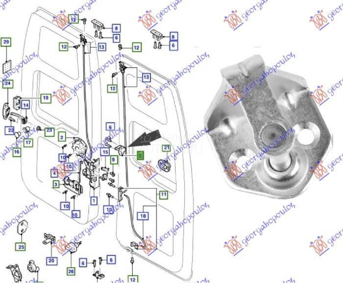 BRAVA GEPEK VRATA CENTRALNA