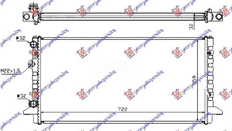 HLADNJAK MOTORA BENZIN/DIZEL
