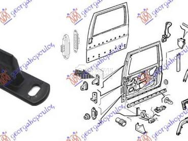 GRANICNIK KLIZNIH VRATA za Fiat Scudo od 2004. do 2007. god.