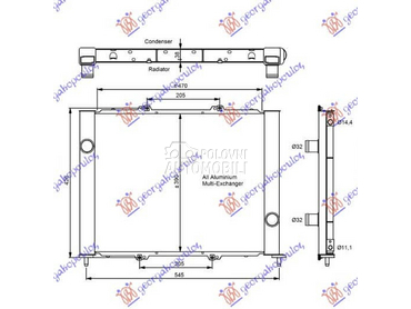 HLADNJAK MOTORA I KLIME... za Renault Clio od 2001. do 2005. god.