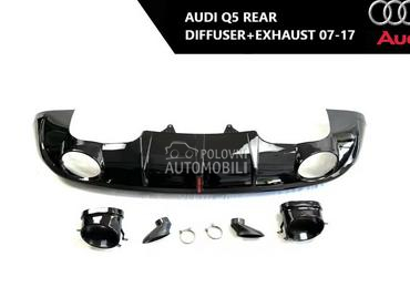 Zadnji difuzor sa auspuhom LED za Audi Q5 od 2007. do 2017. god.
