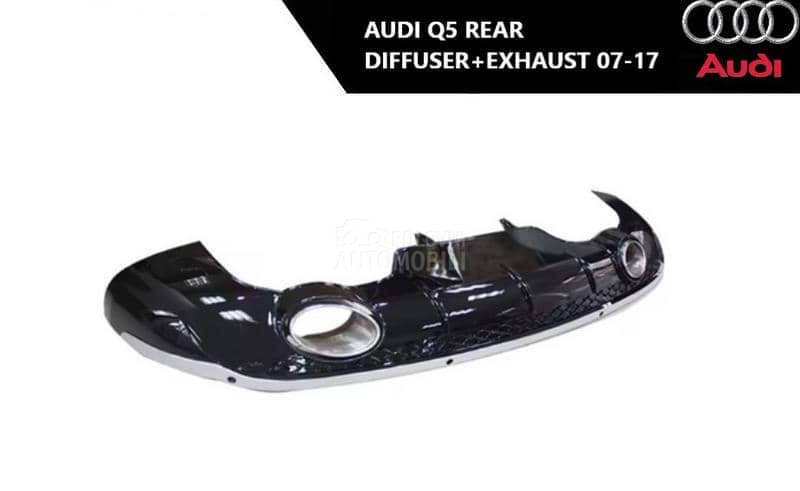 Zadnji difuzor sa auspuhom