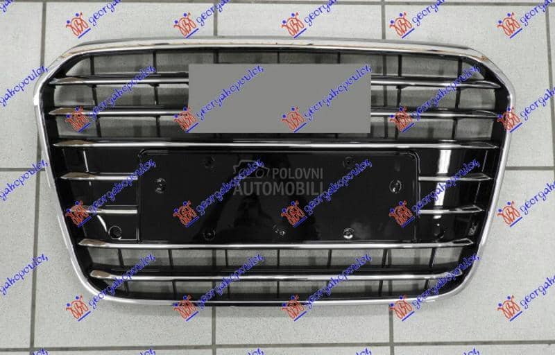 PVC MASKA KOMPLET CRNA/HROM