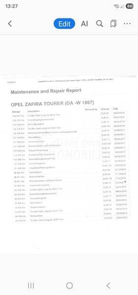 Opel Zafira 2.0 CDTI ecoflex