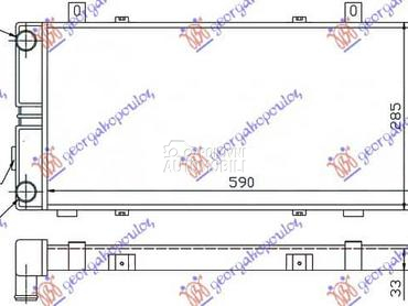 HLADNJAK MOTORA 1.6 za Škoda Felicia od 1994. do 1998. god.