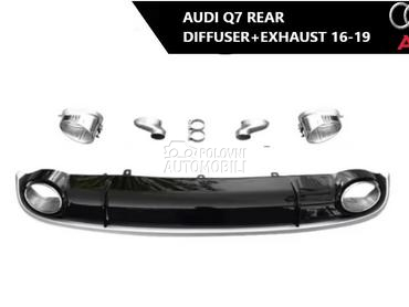 Zadnji difuzor sa auspuhom za Audi Q7 od 2016. do 2019. god.
