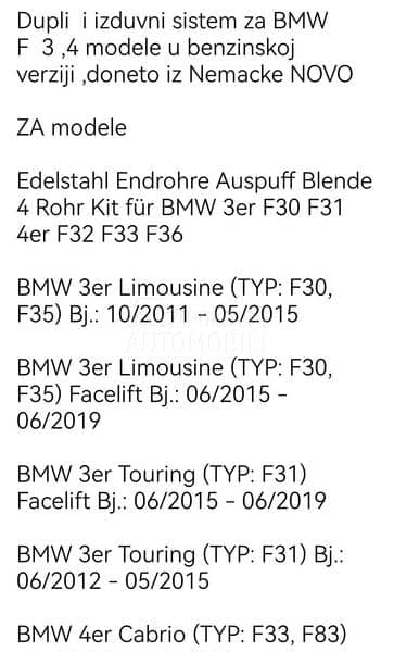 zadnje dupli izduvi imesto aus