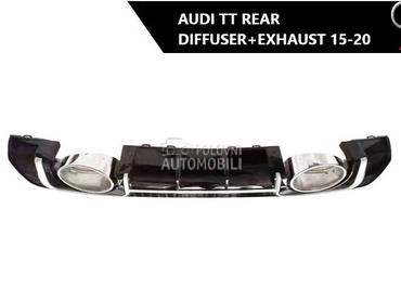Zadnji difuzor sa auspuhom za Audi TT od 2015. do 2020. god.