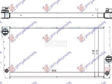 HLADNJAK MOTORA 3.0 BENZIN... za BMW Serija 5 od 2013. do 2016. god.