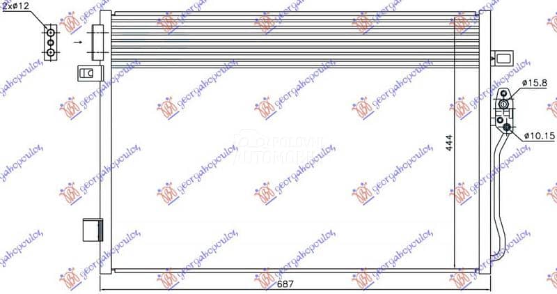 HLADNJAK KLIME BENZIN/DIZEL