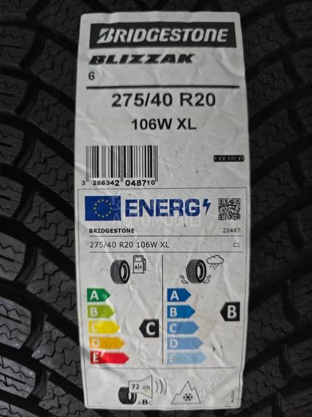 Bridgestone 275/40 R20 Zimska