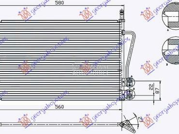 HLADNJAK KLIME BENZIN -... za Ford Fusion od 2002. do 2012. god.