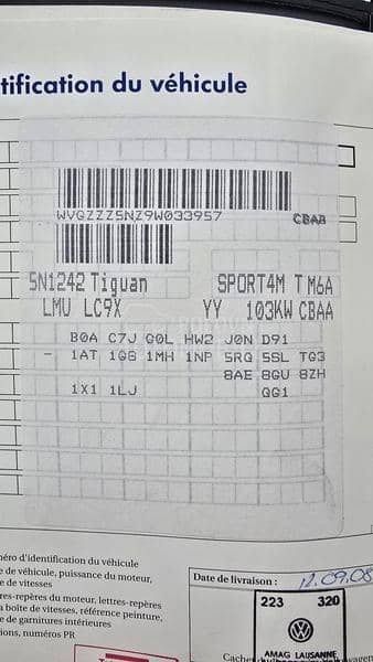 Volkswagen Tiguan 2.0 TDI 4X4