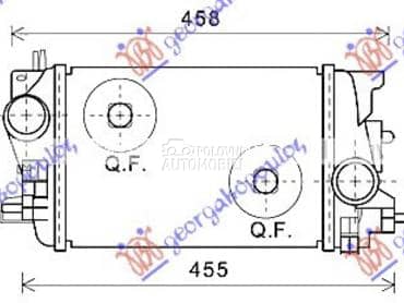 HLADNJAK INTERKULERA 1.7 CDTi za Opel Meriva od 2010. do 2014. god.