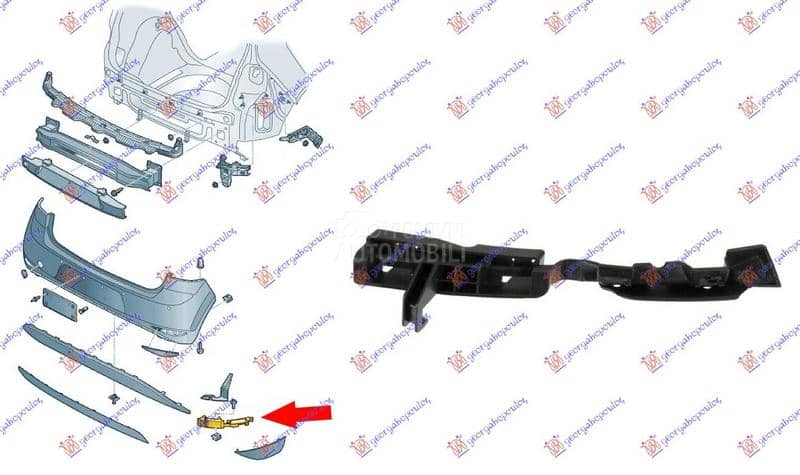 NEMA- NOSAC ZADNJEG...