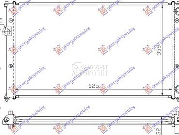 HLADNJAK MOTORA za Seat Ibiza od 1993. do 1995. god.