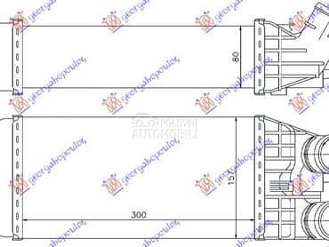 HLADNJAK INTERKULERA... za Peugeot 301 od 2012. do 2017. god.