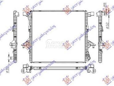 HLADNJAK MOTORA 2.0 TSI... za Volkswagen Amarok od 2010. do 2016. god.