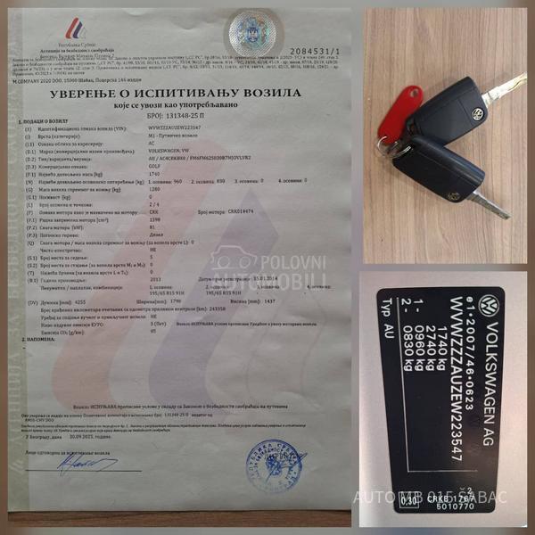 Volkswagen Golf 7 1.6 TDI BLUEMOTION