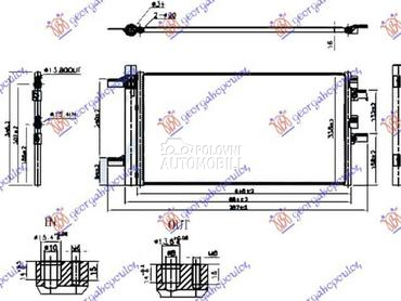 HLADNJAK KLIME BENZIN -... za MINI Countryman od 2016. do 2021. god.