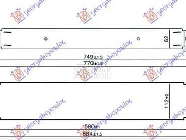 HLADNJAK INTERKULERA SVI... za Fiat 500 za 2019. god.