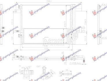 HLADNJAK KLIME 1.6... za Peugeot 508 od 2018. do 2023. god.