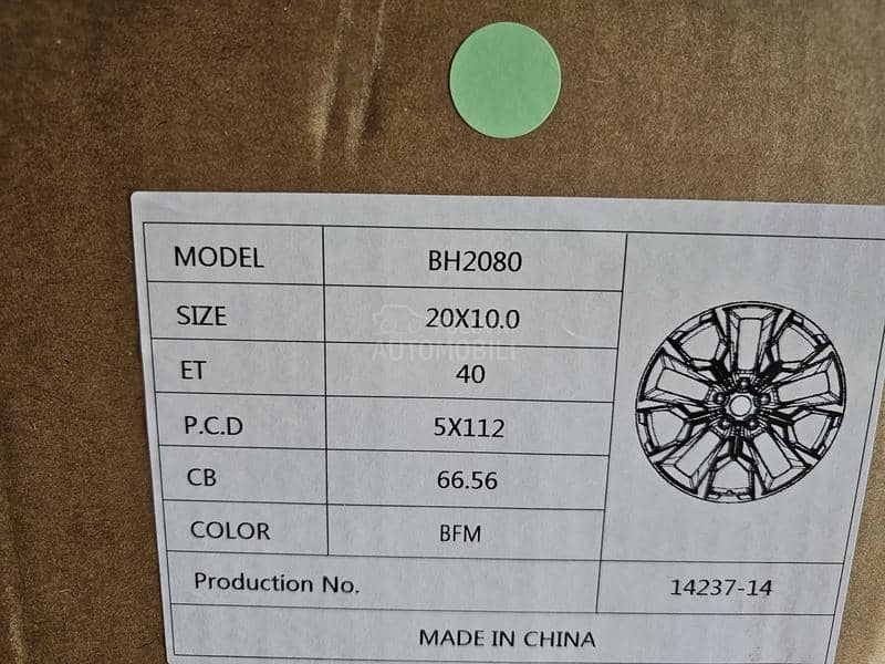 Aluminijumske felne  20" 5 x 112