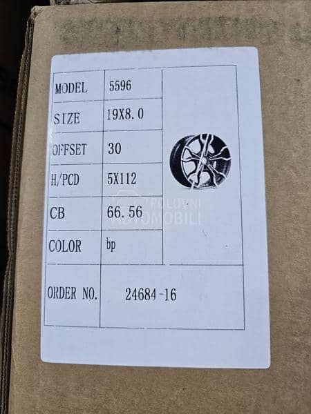 Aluminijumske felne  19" 5 x 112