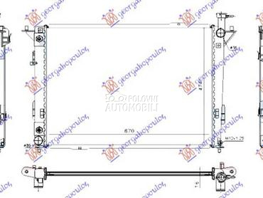 HLADNJAK MOTORA... za Hyundai Santa Fe od 2009. do 2012. god.