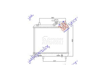 HLADNJAK MOTORA 1.5 CRDi... za Hyundai Accent od 2003. do 2005. god.