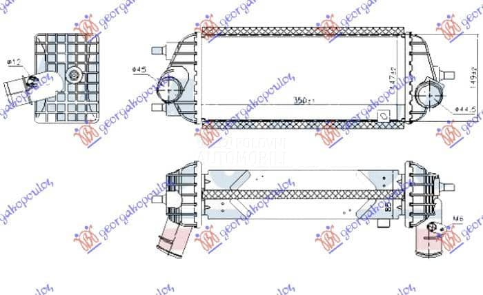 HLADNJAK INTERKULERA 1.7...