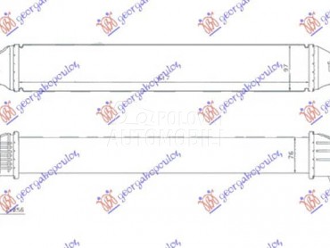 NEMA- HLADNJAK INTERKULERA... za Seat Ibiza od 2015. do 2017. god.