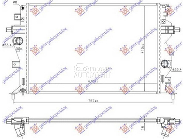 HLADNJAK MOTORA 1.6... za Kia XCeed od 2019. do 2022. god.