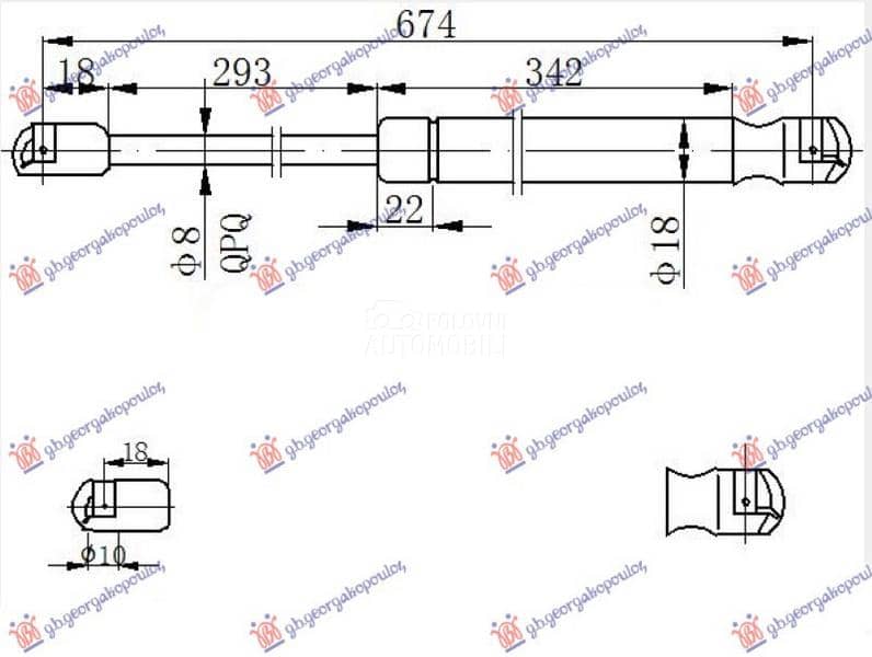 AMORTIZER HAUBE Desno