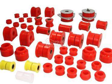 Set caura Poliuretan / Crvene za Land Rover Defender, Discovery, Range Rover