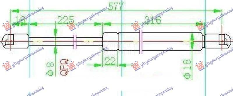 AMORTIZER HAUBE 270 njutna