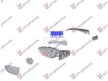 MIGAVAC U RETROVIZORU Levo za Hyundai i20 od 2020. do 2024. god.