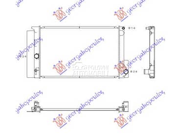 HLADNJAK MOTORA za Toyota Corolla od 2007. do 2011. god.