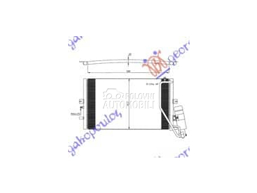 HLADNJAK KLIME... za Saab 9-5 od 2005. do 2010. god.