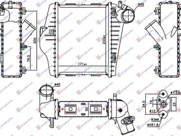 HLADNJAK INTERKULERA 1.0i... za Smart ForTwo od 2007. do 2012. god.